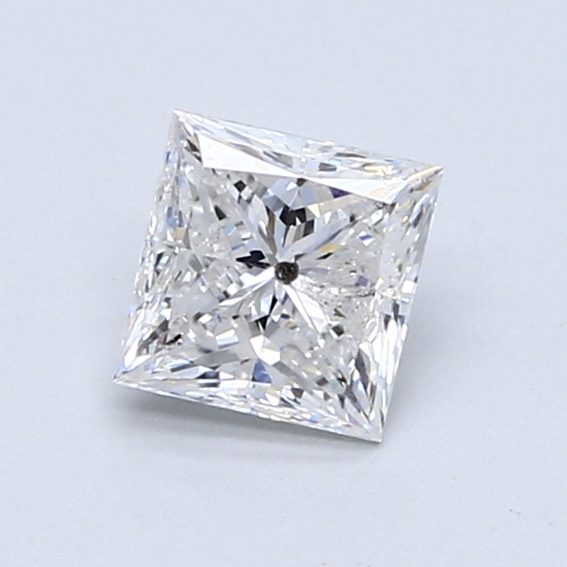 0.90 ct Princess Cut Diamond : F / I2