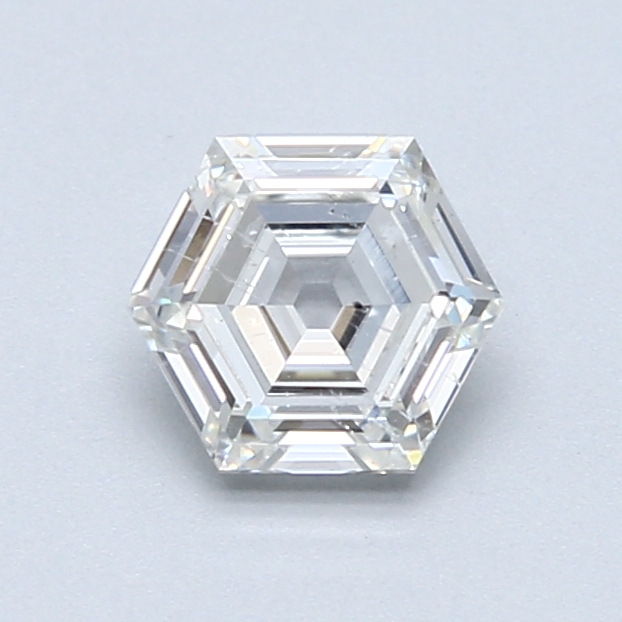 0.84 ct Hexagonal Natural Diamond : G / SI1