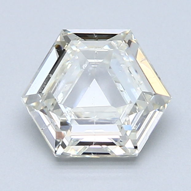 1.52 ct Hexagonal Natural Diamond : J / SI1